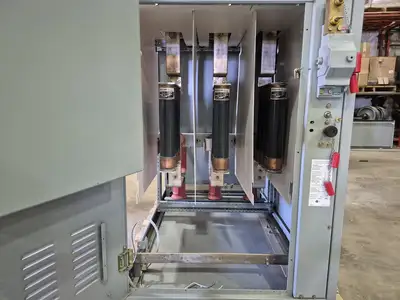 Double Fused Interrupter Switch 5 kV, 4160 Volts & Conduit Cabinet