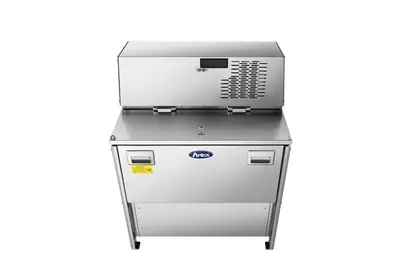 New | in-Stock Atosa New Atosa AMC-3401 34" Forced Air Milk Cooler - Single Access Bottle Coolers Illinois US | Falcon Restaurant Supply #1375544