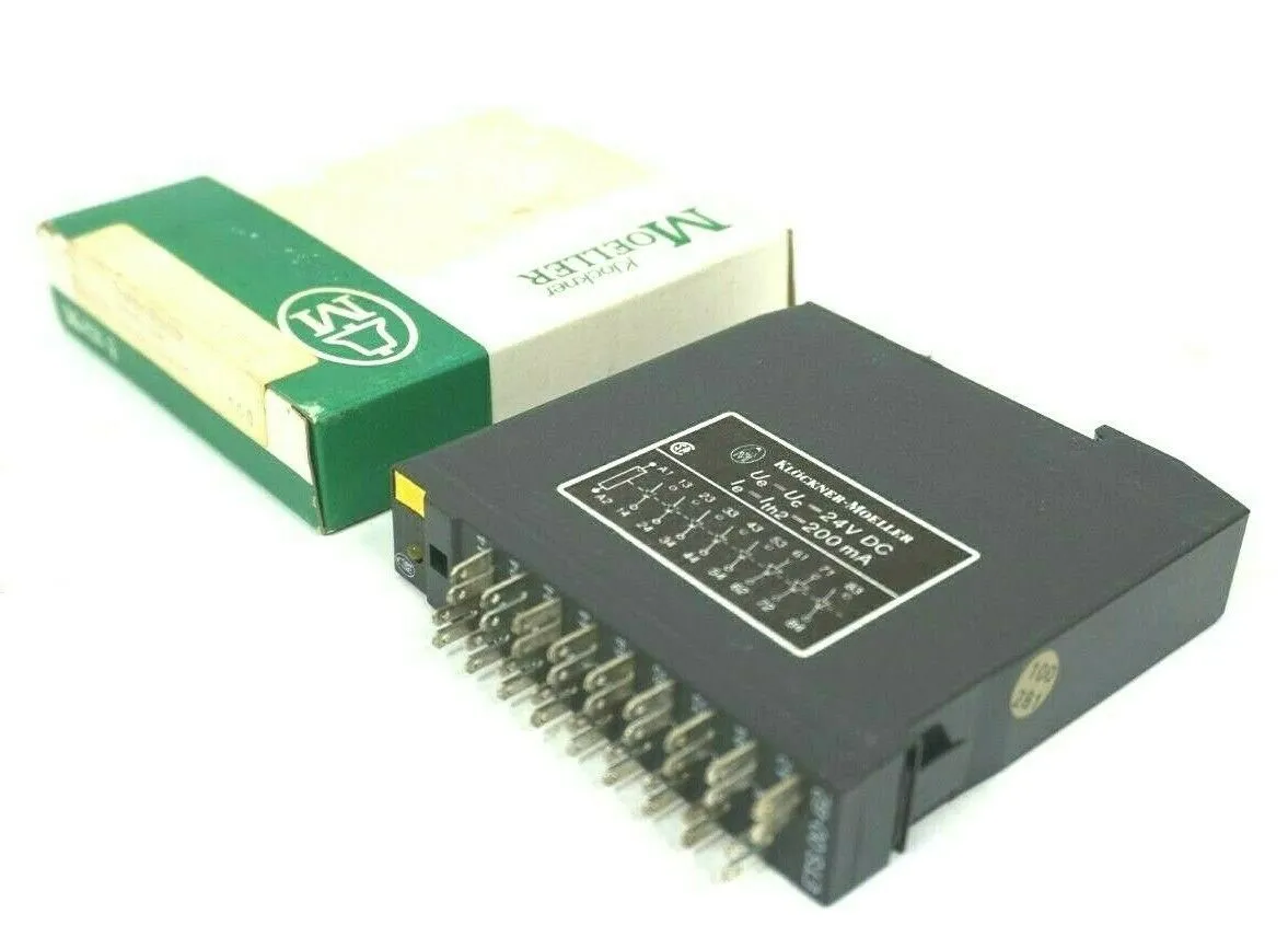 NEW MOELLER ETS 00-62 TRANSISTOR RELAY OUTPUT MODULE ETS0062