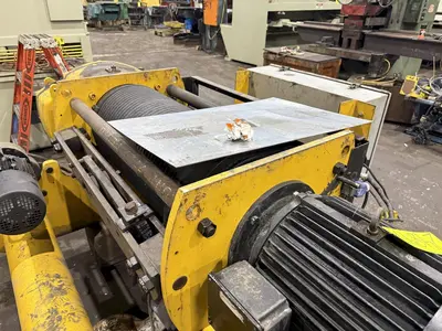 25 TON P&H OVERHEAD BRIDGE CRANE HOIST, NEW 1998, 66" GAUGE: YOBRO #24847