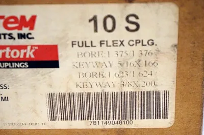 NEW SYSTEM COMPONENTS 10 S FULL FLEX COUPLING 10S