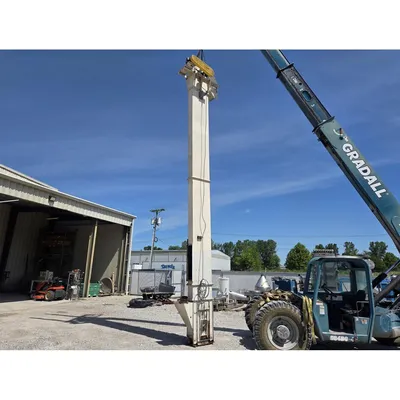 Used Mild Steel Bucket Elevator 25' Discharge Ht. 5"X4"HDPE