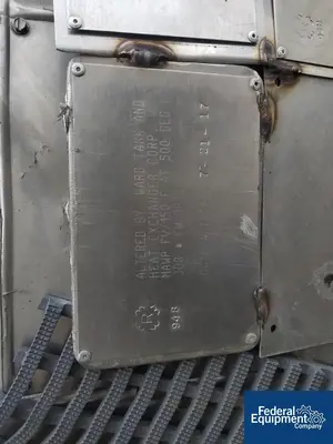 USED Ward Ward Tank & Heat Exchanger