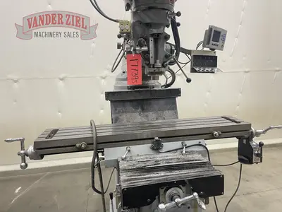 Used ACER ACER EVS-3VKH VERTICAL KNEE MILL, 10" X 50" TABLE Vertical Mills Michigan US | Vander Ziel Machinery Sales #1281275