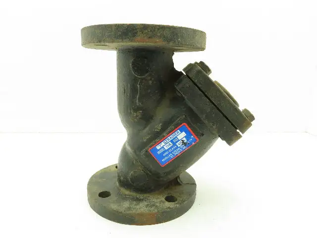 Mueller 2-1/2" Flanged Cast Iron Y Strainer #125 Model 758