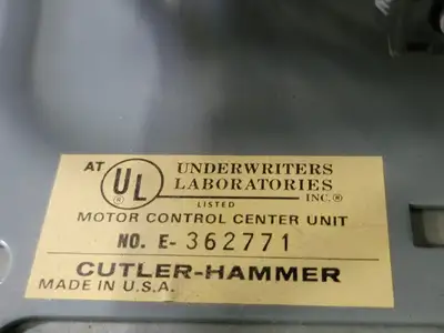 MCC Unit 25 hp, Nema 2