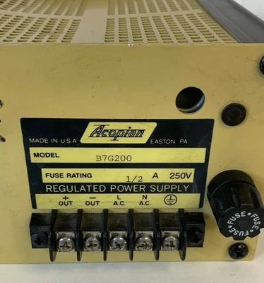 USED ACOPIAN B7G200