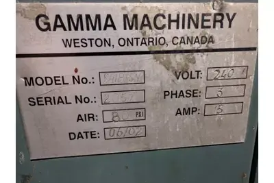 2001 GAMMA 30" servo Bag machine Bag Machines, Bottom Seal in Line | Mark One Machinery (5)