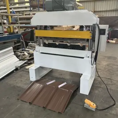 Electric Roof Ridge Cap Bender Machine Florida