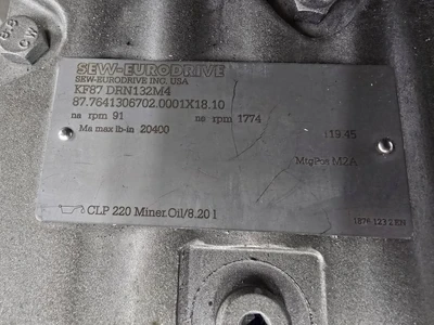 Maag EX50-6-GU Melt Pump, 10 HP, With Control Panel