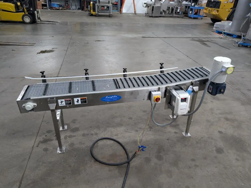 Laughlin SS Plastic Belt Incline Conveyor