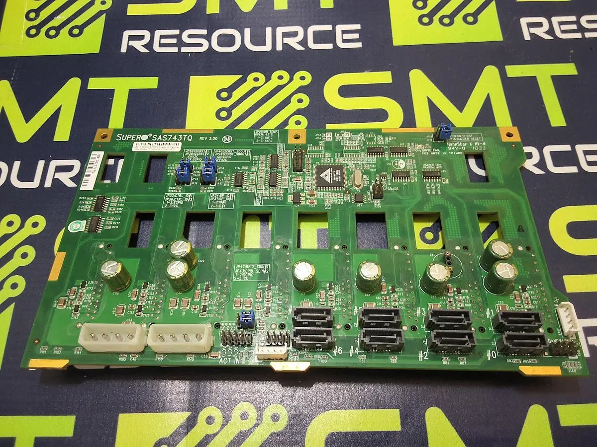SUPERMICRO SAS743TQ SAS BACKPLANE CIRCUIT BOARD