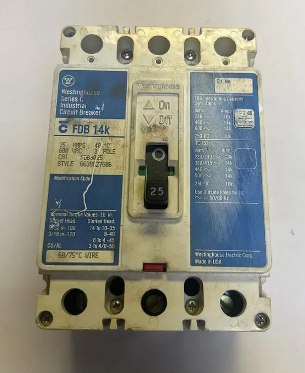 Used WESTINGHOUSE FDB3025 Miscellaneous Equipment (Electrical & Power) Ohio US | Surplus Asset Holdings #1238681