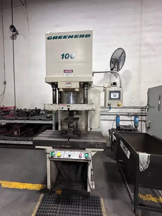 Used 2007 GREENERD HCA-100-75R7 Hydraulic Presses Michigan US | Ultimate Tube Bender Parts Plus #201136