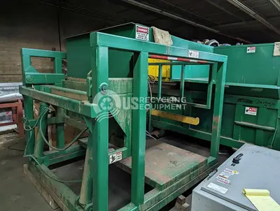 USED JV MANUFACTURING CXR-03 STATIONARY WITH BONDTECH DUMPER