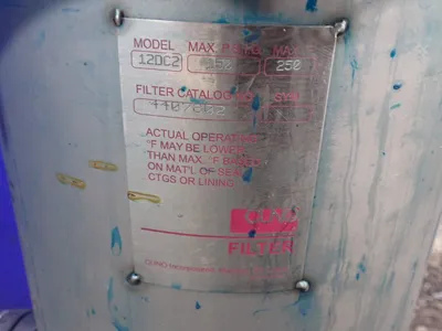 Used CUNO INC 12DC2 Chemical & Process Equipment Ohio US | HGR 24 #887268