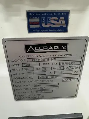 USED 2011 ACCRAPLY DM10