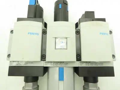 Festo Air Regulator Filter Solenoid On Off Valve Assembly 1" NPT