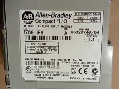 NEW ALLEN-BRADLEY 1769-IF8