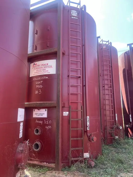 Used _UNKNOWN_ 400BBL VERTICAL SKIDDED TANK Carbon Steel Tanks US | Bx Tank Supply #1094854