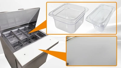 171-0210 Self Contained Sandwich Prep Table Cooler