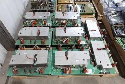 4 PALLETS OF ASSORTED PCB CIRCUIT BOARDS AND MODULES