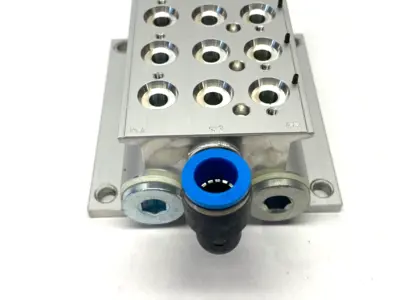 Used Festo Pneumatic Manifold Block G3/8 Ports 54832 Parts (Hydraulics and Pneumatics) Michigan US | Maverick Industrial Sales #1410795