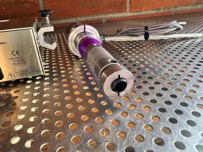 Used J-KEM OHS-1M OVERHEAD STIRRER W/ J-KEM OHS-DSC SPEED CONTROLLER Stirrers California US | Equipment Lab #1419564