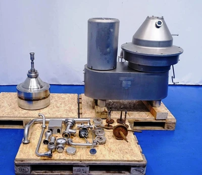 Westfalia MSE 75-01-177 warm milk separator, 316SS.