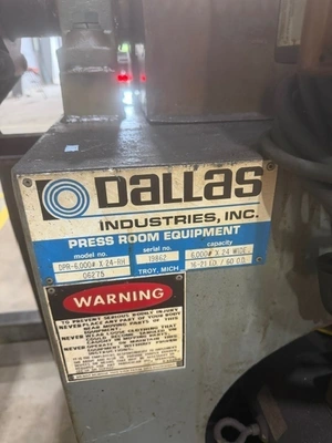 DALLAS 24" x 6,000Lb Dallas Uncoiler Uncoilers and Recoilers | Midwest Machinery, LLC (4)