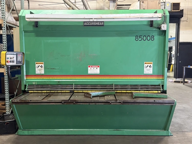 Used 1999 ACCURSHEAR 85008 Power Squaring Shears (Inch) Michigan US | Revelation Machinery #1287189