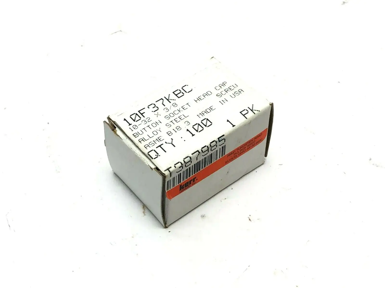 New | in-Stock HEAD 10F37KBC Nuts & Screws Michigan US | Maverick Industrial Sales #1489328