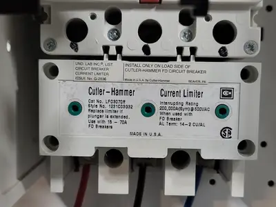 20/15A, 3 Pole, 600V Circuit Breaker HFD Bucket for Freedom 2100 MCC Frame
