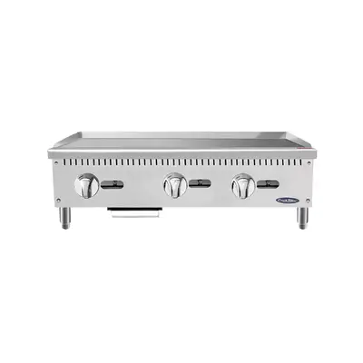 New | in-Stock Atosa New Atosa ATMG-36 HD 36" CookRite Manual Gas Griddle with Total 90,000 BTU Commercial Flat Top Griddles Illinois US | Falcon Restaurant Supply #1375240