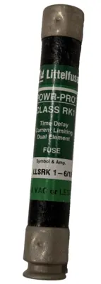 LOT OF 12 NEW LITTELFUSE LLSRK 1-6/10 CURRENT LIMITING FUSES CLASS RK1