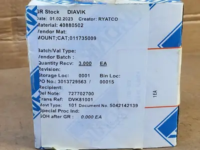 NEW 2022 SANDVIK 011735009