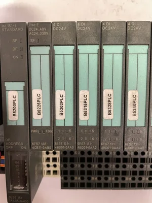 Siemens Simatic PROFIBUS DP 6ES7 151-1AA05-0AB0 Interface Module w/ 14 Modules