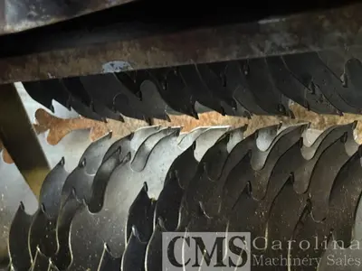 USED SCHURMAN MODEL 12DAG60 GANG RIP SAW WITH LINEBAR