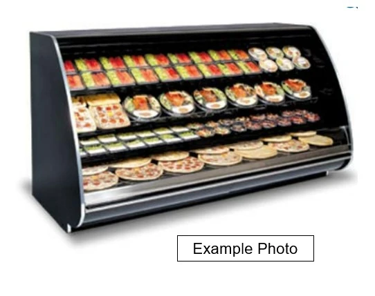 130-0078 Hussmann E2-4U 4’ Remote Refrigerated Display Case