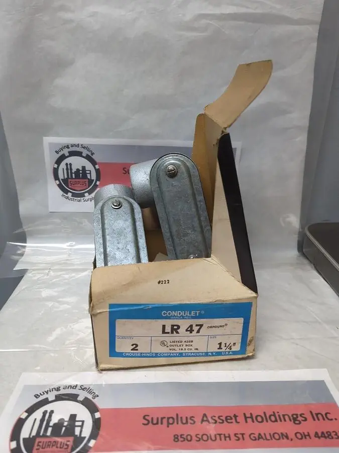 New | in-Stock CROUSE-HINDS LR 47 Miscellaneous Equipment (Electrical & Power) | Surplus Asset Holdings #1196311