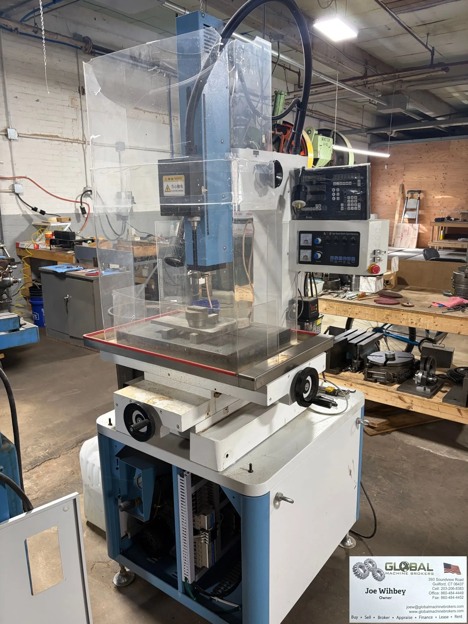 BiGa XZ8-F Compact EDM Hole Drilling Machine 208v/3kw 50hz