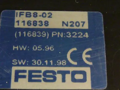 USED FESTO IFB8-02