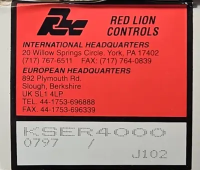 Red Lion KSER4000 (ARCOM) Circuit Board. Loc3A26