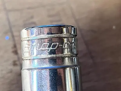 Snap-on Tools USA TS221 11/16" 1/2” Drive SAE 6 Point Deep Well Chrome Socket