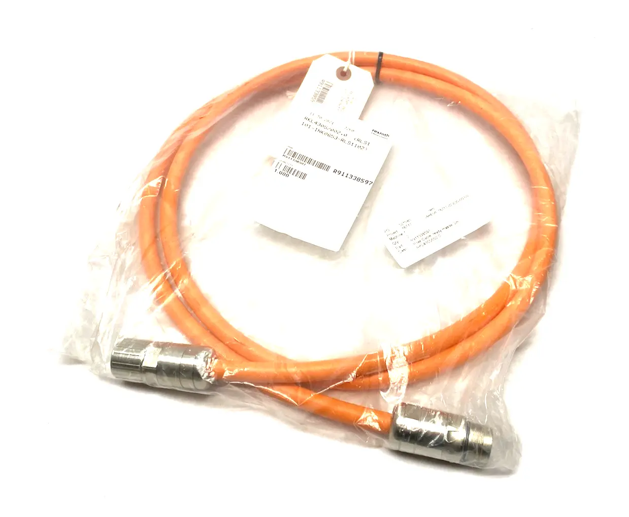 NEW BOSCH REXROTH SERVO MOTOR POWER CABLE RKL4305/002,0 (RLS1101-INK0653-RLS1102)