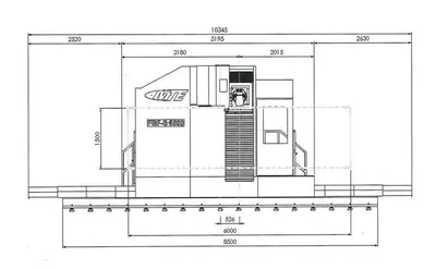 USED MTE FBF 6000 X: 6000 - Y: 1200 - Z: 1500 MM