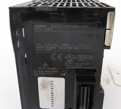 Used Omron CJ2H-CPU64-EIP Input / Output Modules California US | ANACAPA EQUIPMENT BROKERS, INC #1545482