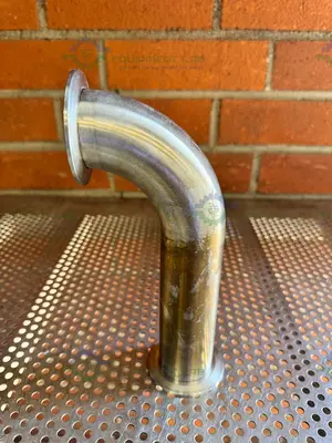 Used ALFA LAVAL STAINLESS STEEL  90 DEGREE KF 50  ELBOW NIPPLE VACUUM FITTING Valves/Fittings California US | Equipment Lab #1334499