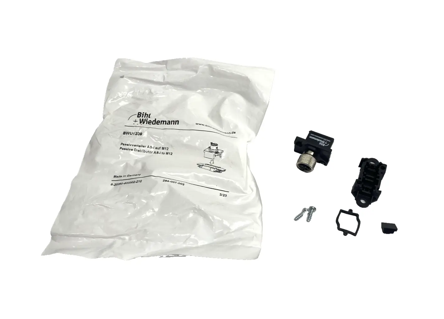 New | in-Stock Bihl Wiedemann BWU1239 Connector Accessories Michigan US | Maverick Industrial Sales #1391300