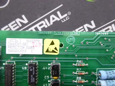 Fisher 38A3681X012 Provox Calibrator Protection Board CS6003 Rev. C Used